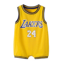 Load image into Gallery viewer, Newborn Bebe Basketball Clothes Suit Infant Romper Boys Girls Onesie Cute Garcon Costume Outfit Loose Sport Summer Vest Jumpsuit