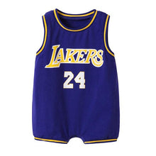 Load image into Gallery viewer, Newborn Bebe Basketball Clothes Suit Infant Romper Boys Girls Onesie Cute Garcon Costume Outfit Loose Sport Summer Vest Jumpsuit