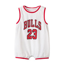 Load image into Gallery viewer, Newborn Bebe Basketball Clothes Suit Infant Romper Boys Girls Onesie Cute Garcon Costume Outfit Loose Sport Summer Vest Jumpsuit