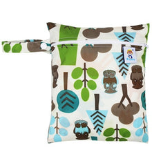 Load image into Gallery viewer, Waterproof Reusable Wet Bag Printed Pocket Nappy Bags PUL Travel Wet Dry Bags Mini Size 25x20cm Diaper Bag