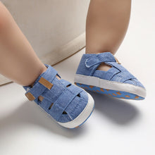 Load image into Gallery viewer, Newborn Baby Boys Fashion Summer Soft Crib Shoes Children Bebe Boys Casual First Walker Anti Slip Shoes Soft Sole Sneaker Shoe