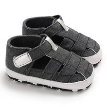 Load image into Gallery viewer, Newborn Baby Boys Fashion Summer Soft Crib Shoes Children Bebe Boys Casual First Walker Anti Slip Shoes Soft Sole Sneaker Shoe