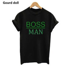 Load image into Gallery viewer, family matching clothes outfits look father Son T shirt Shirts Family Clothes Child Tees Letter Print Tops Gourd doll