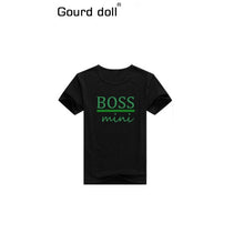 Load image into Gallery viewer, family matching clothes outfits look father Son T shirt Shirts Family Clothes Child Tees Letter Print Tops Gourd doll