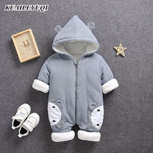 Load image into Gallery viewer, 2019 Autumn Winter coat Jumpsuit Baby clothing Newborn Snowsuit Boy Warm Romper Down Cotton Jackets Girl Snow clothes Bodysuit