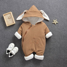 Load image into Gallery viewer, 2019 Autumn Winter coat Jumpsuit Baby clothing Newborn Snowsuit Boy Warm Romper Down Cotton Jackets Girl Snow clothes Bodysuit