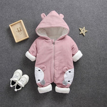Load image into Gallery viewer, 2019 Autumn Winter coat Jumpsuit Baby clothing Newborn Snowsuit Boy Warm Romper Down Cotton Jackets Girl Snow clothes Bodysuit
