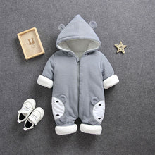 Load image into Gallery viewer, 2019 Autumn Winter coat Jumpsuit Baby clothing Newborn Snowsuit Boy Warm Romper Down Cotton Jackets Girl Snow clothes Bodysuit