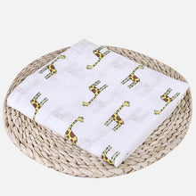 Load image into Gallery viewer, 1Pc Muslin 100% Cotton Baby Swaddles Soft Newborn Blankets Bath Gauze Infant Wrap sleepsack Stroller cover Play Mat