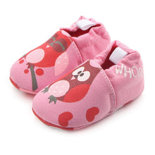 Load image into Gallery viewer, Baby Shoes First Walkers Newborn Baby Boy Girls Shoes Booties Cartoon Soft Sole Anti-slip toddler shoes Crib Shoes moccasins
