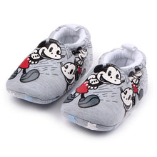 Load image into Gallery viewer, Baby Shoes First Walkers Newborn Baby Boy Girls Shoes Booties Cartoon Soft Sole Anti-slip toddler shoes Crib Shoes moccasins