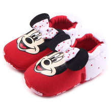 Load image into Gallery viewer, Baby Shoes First Walkers Newborn Baby Boy Girls Shoes Booties Cartoon Soft Sole Anti-slip toddler shoes Crib Shoes moccasins