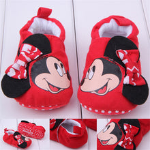 Load image into Gallery viewer, Baby Shoes First Walkers Newborn Baby Boy Girls Shoes Booties Cartoon Soft Sole Anti-slip toddler shoes Crib Shoes moccasins