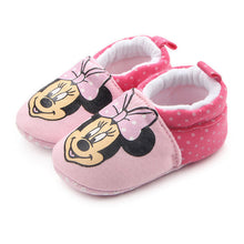 Load image into Gallery viewer, Baby Shoes First Walkers Newborn Baby Boy Girls Shoes Booties Cartoon Soft Sole Anti-slip toddler shoes Crib Shoes moccasins