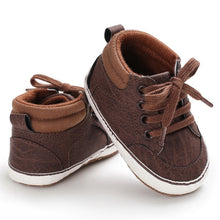Load image into Gallery viewer, Baby Shoes Newborn Boys  First Walkers Kids Toddlers  PU Sneakers 0-18 Months