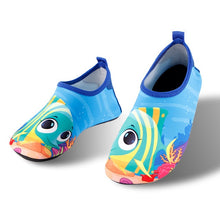 Load image into Gallery viewer, Cartoon Unicorn Kids Swimming Shoes Boys Girls Beach Shoes Slip Water Socks Barefoot Skin Care Light Children Home Shoes Flats