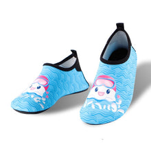 Load image into Gallery viewer, Cartoon Unicorn Kids Swimming Shoes Boys Girls Beach Shoes Slip Water Socks Barefoot Skin Care Light Children Home Shoes Flats