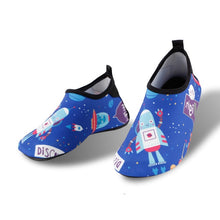 Load image into Gallery viewer, Cartoon Unicorn Kids Swimming Shoes Boys Girls Beach Shoes Slip Water Socks Barefoot Skin Care Light Children Home Shoes Flats