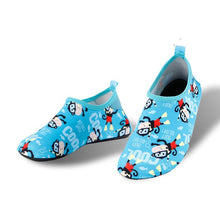 Load image into Gallery viewer, Cartoon Unicorn Kids Swimming Shoes Boys Girls Beach Shoes Slip Water Socks Barefoot Skin Care Light Children Home Shoes Flats