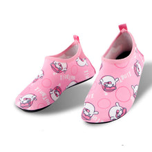 Load image into Gallery viewer, Cartoon Unicorn Kids Swimming Shoes Boys Girls Beach Shoes Slip Water Socks Barefoot Skin Care Light Children Home Shoes Flats
