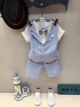 Load image into Gallery viewer, 2019 New  Boy Suits Costume for Boy Cotton Baby Boys Clothes Single Breasted Suits Boys Formal Wedding Wear Children Clothing