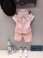 Load image into Gallery viewer, 2019 New  Boy Suits Costume for Boy Cotton Baby Boys Clothes Single Breasted Suits Boys Formal Wedding Wear Children Clothing
