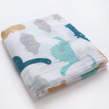 Load image into Gallery viewer, Fashionable Swaddle Wrap Cotton Baby Receiving Blanket Newborn Baby Bed Stroller Accessories Cartoon Infant Sleeping Blanket