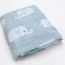 Load image into Gallery viewer, Fashionable Swaddle Wrap Cotton Baby Receiving Blanket Newborn Baby Bed Stroller Accessories Cartoon Infant Sleeping Blanket