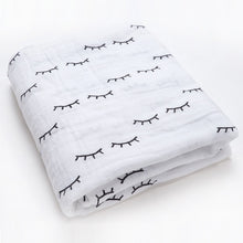 Load image into Gallery viewer, Fashionable Swaddle Wrap Cotton Baby Receiving Blanket Newborn Baby Bed Stroller Accessories Cartoon Infant Sleeping Blanket