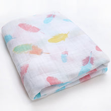 Load image into Gallery viewer, Fashionable Swaddle Wrap Cotton Baby Receiving Blanket Newborn Baby Bed Stroller Accessories Cartoon Infant Sleeping Blanket