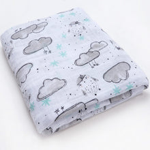 Load image into Gallery viewer, Fashionable Swaddle Wrap Cotton Baby Receiving Blanket Newborn Baby Bed Stroller Accessories Cartoon Infant Sleeping Blanket