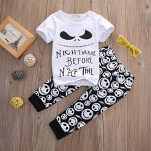 Load image into Gallery viewer, Summer Newborn Baby Boys Girls Clothes Children Clothing suits Cartoon Costume Baby Outfit T-shirt+pant 2PCS/Set clothes A119