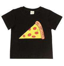 Load image into Gallery viewer, Summer Family Matching Outfits Mommy Daddy Kids Son Baby Cartoon Pizza Print T-Shirt Shirts Family Clothes Child Tops