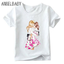 Load image into Gallery viewer, Mother's Love Family Matching Outfits Tshirt mother and daughter Vogue clothes Super Mom FashionT-shirts Kids&amp;Woman Funny Tshirt