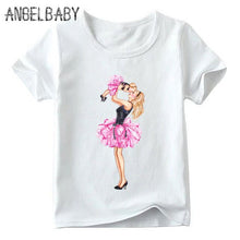 Load image into Gallery viewer, Mother's Love Family Matching Outfits Tshirt mother and daughter Vogue clothes Super Mom FashionT-shirts Kids&amp;Woman Funny Tshirt