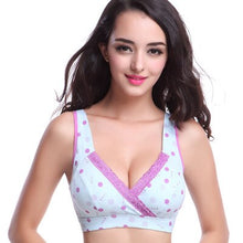Load image into Gallery viewer, TINGFEI Lace BreastFeeding Maternity Nursing Bra for Feeding sleep bra Clothes for pregnant women cotton Pregnancy Underwear Bra