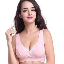 Load image into Gallery viewer, TINGFEI Lace BreastFeeding Maternity Nursing Bra for Feeding sleep bra Clothes for pregnant women cotton Pregnancy Underwear Bra