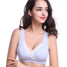 Load image into Gallery viewer, TINGFEI Lace BreastFeeding Maternity Nursing Bra for Feeding sleep bra Clothes for pregnant women cotton Pregnancy Underwear Bra