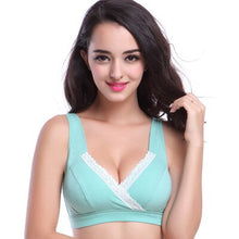 Load image into Gallery viewer, TINGFEI Lace BreastFeeding Maternity Nursing Bra for Feeding sleep bra Clothes for pregnant women cotton Pregnancy Underwear Bra