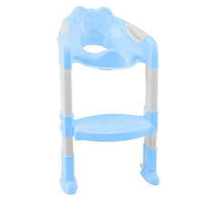 Load image into Gallery viewer, Folding Baby Potty Infant Kids Toilet Training Seat with Adjustable Ladder Portable Urinal Potty Training Seats for Children